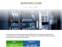 Tablet Screenshot of hostingmx.com